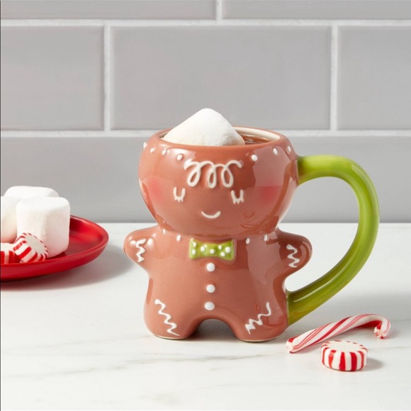 Sold NEW 2 adorable gingerbread mugs set price firm now - Picture 5 of 10
